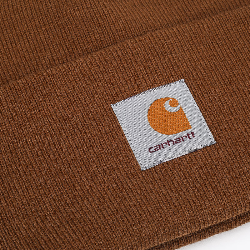  коричневая шапка Carhartt WIP Acryllc Watch Hat I020222-hamilton brwn - цена, описание, фото 2